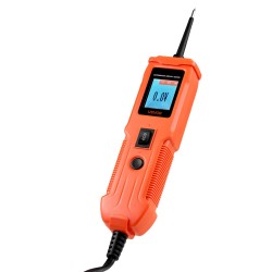 Ajoneuvojen virtapiirintesteri värinäyttö 4 testitilaa muovikuori fosforipronssinen kärki 4 metrin johto