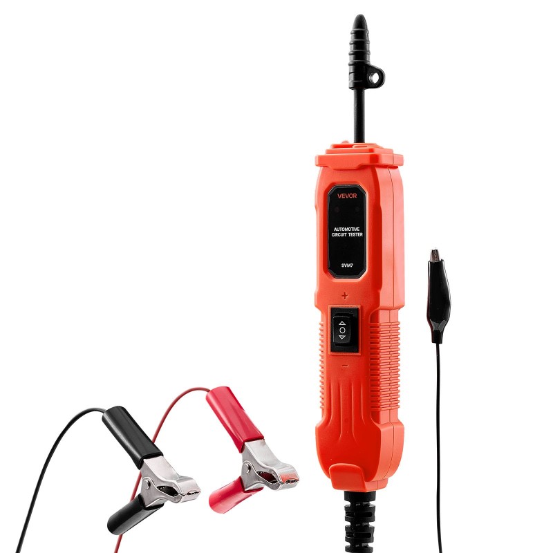 Ajoneuvojen virtapiiritesteri ammattikäyttöön ABS-kuori 6–36 V 4 m kaapeli