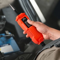 Virtapiiritesteri ajoneuvoille muovikuori 3,5 metrin kaapeli 3–72 voltin LED-näytöllä