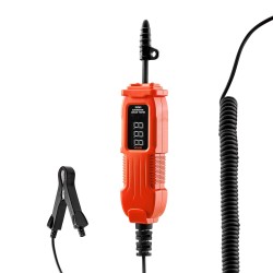 Virtapiiritesteri ajoneuvoille muovikuori 3,5 metrin kaapeli 3–72 voltin LED-näytöllä