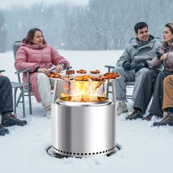 Tulipesän lämmönheijastin 304 ruostumatonta terästä halkaisija 685 mm korkeus 254 mm