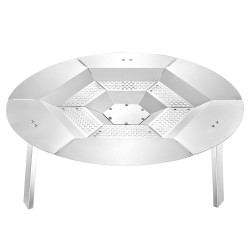 Tulipesän lämmönheijastin 304 ruostumatonta terästä halkaisija 685 mm korkeus 254 mm