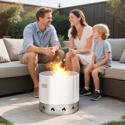 Tulisijan jalusta 430-ruostumattomasta teräksestä yhteensopiva 19,5 tuuman tulisijan kanssa