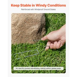 Keinotekoinen polyeteenihartsinen kivikupu pieni kaivonkansien peittämiseen hiekanruskea maakiilat mukana