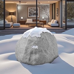 Keinotekoinen polyeteenikivikansi koko S 460 x 390 x 280 mm