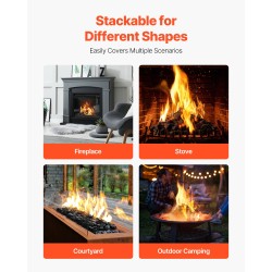 Keraamiset tulipallot ja laavakivet keraamisesta kuidusta 20–30 mm tulipesiin ja takkoihin