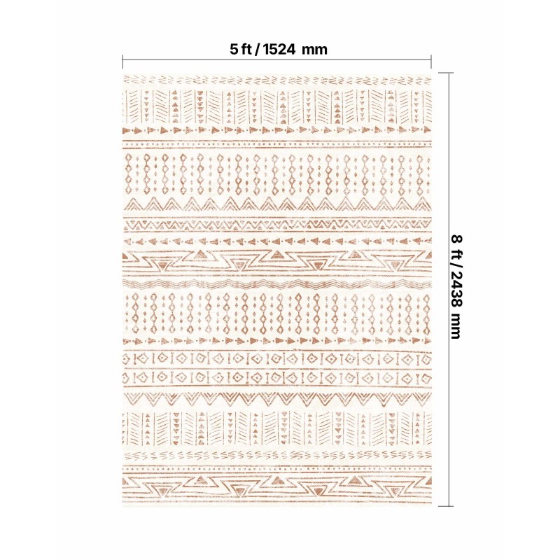 Matto 1524×2438 mm 6 mm tekokashmirilla liukuestetaustalla beige