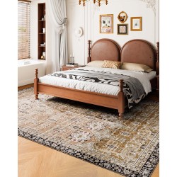 Matto 2743×3658 mm 360g tekokashmir TPR-taustalla pestävä vintage-tyyli