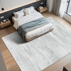 Matto sisäkäyttöön harmaa 3048 x 4267 mm tekokashmir TPR-pohjainen pestävä