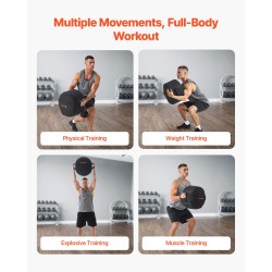 Treeni-hiekkasäkki 45 kg nylon Cordura 1050D PU-pinnoite koko kehon harjoitteluun