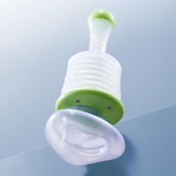 Tukehtumisen pelastuslaite hengitysteiden tukosten poistoon PVC- ja PE-materiaalista kaksi maskia