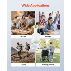 Tukehtumisapulaite polyvinyylikloridi ja polyeteeni kevyt 2 erikokoista maskia säilytyspussilla