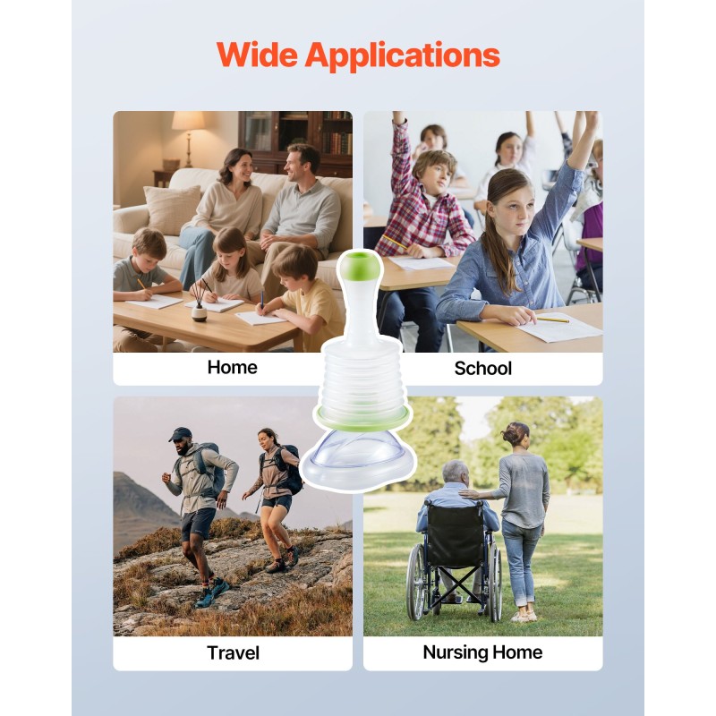 Tukehtumisapulaite polyvinyylikloridi ja polyeteeni kevyt 2 erikokoista maskia säilytyspussilla
