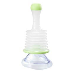 Tukehtumisapulaite polyvinyylikloridi ja polyeteeni kevyt 2 erikokoista maskia säilytyspussilla