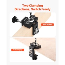 Tappijigisarja kolmitoiminen alumiiniseosrunko poranterät 6,4 7,9 15 mm puutöihin