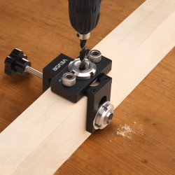 Tappijigisarja kolmitoiminen alumiiniseosrunko poranterät 6,4 7,9 15 mm puutöihin