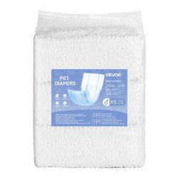 Kertakäyttöiset uroskoirien vaipat XS vyötärö 15 33 cm 144 kpl imukykyisellä ytimellä