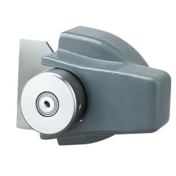 Perävaunun kytkinlukko hiiliteräs 7 5 mm seinämä 58 6 mm kytkimille 3 avainta