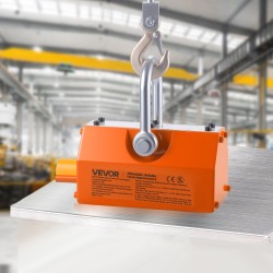 Magneettinen kaivonkannen nostovaunu teräsrunko taittuva N42-neodyymimagneetti 600 kg vetovoima