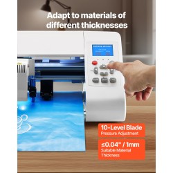 Askarteluleikkuri alumiiniseos TT-450 330 mm leikkuuleveys valkoinen automaattinen reunantunnistus vinyylille