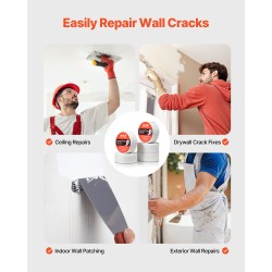 Itsekiinnittyvä lasikuitukipsilevyverkko 12 rullaa 150 mm 30 m valkoinen