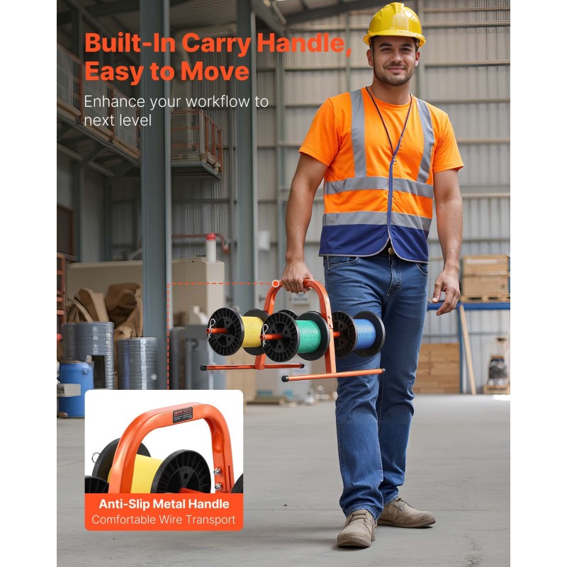 Kaapelikelateline teräsputki jauhemaalattu 4–8 kelalle 240 mm kevyt