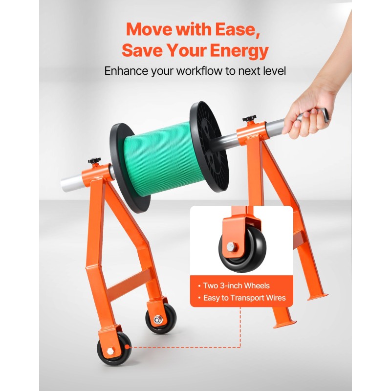 Kaapelikelateline kestävä irrotettava kolmiomainen runko 200 paunan kuormituskyky pyörillä