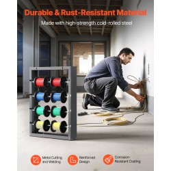 Lankakelateline kylmävalssattua terästä musta pinnoite 4 säädettävää tankoa 68 kg seinäkiinnitys