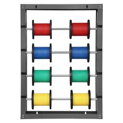 Lankakelateline kylmävalssattua terästä musta pinnoite 4 säädettävää tankoa 68 kg seinäkiinnitys