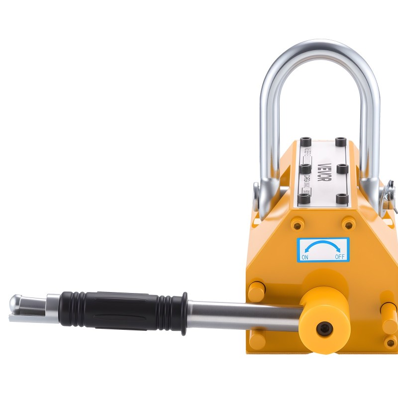 Nostomagneetti neodyyminen 600 kg vetokyky teräslevyille mekaaninen kytkentäkahva