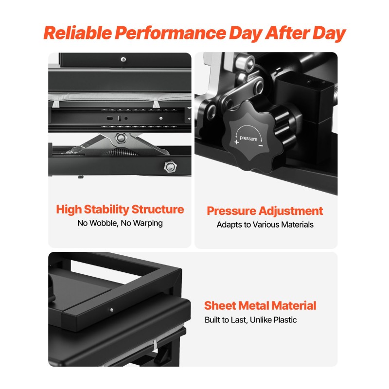 Monitoimilämpöprässi teräs 380 mm neliölevyllä digitaalisella ohjauksella sublimaatiolle