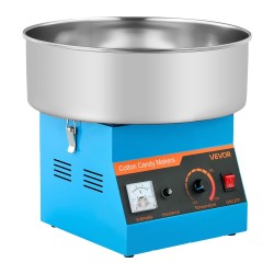 Hattarakone 1000W ruostumaton teräskulho 38 cm sininen kotikäyttöön