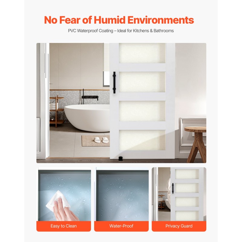 Liukuva ladonovi MDF ja lasi 914 mm leveä 2134 mm korkea valkoinen