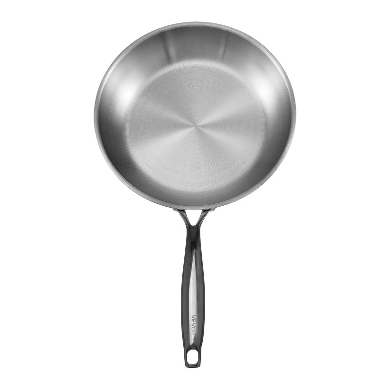 Paistinpannusetti 3-osainen 240/280/320 mm kolmikerroksinen ruostumaton teräs induktioyhteensopiva