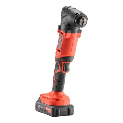 Akkukäyttöinen värähtelevä monitoimityökalu 20V 2,0Ah kuusi nopeustasoa 12 tarviketta