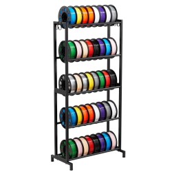 3D tulostuslankojen säilytyshylly 5 tasoinen hiiliteräs musta H muotoinen helppo asennus