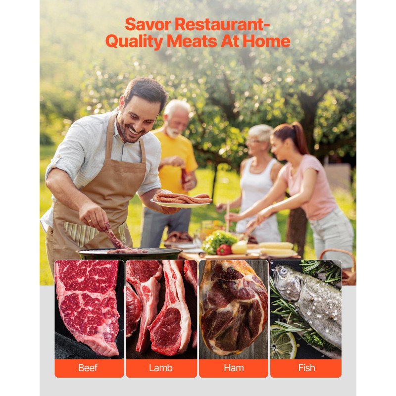 Kuiva-ikäännytyskaappi lihalle 45 kg kapasiteetti 304 ruostumaton teräs lämpö ja kosteusohjaus