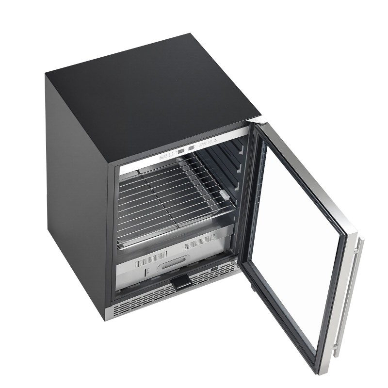 Kuiva-ikäännytyskaappi lihalle 45 kg kapasiteetti 304 ruostumaton teräs lämpö ja kosteusohjaus