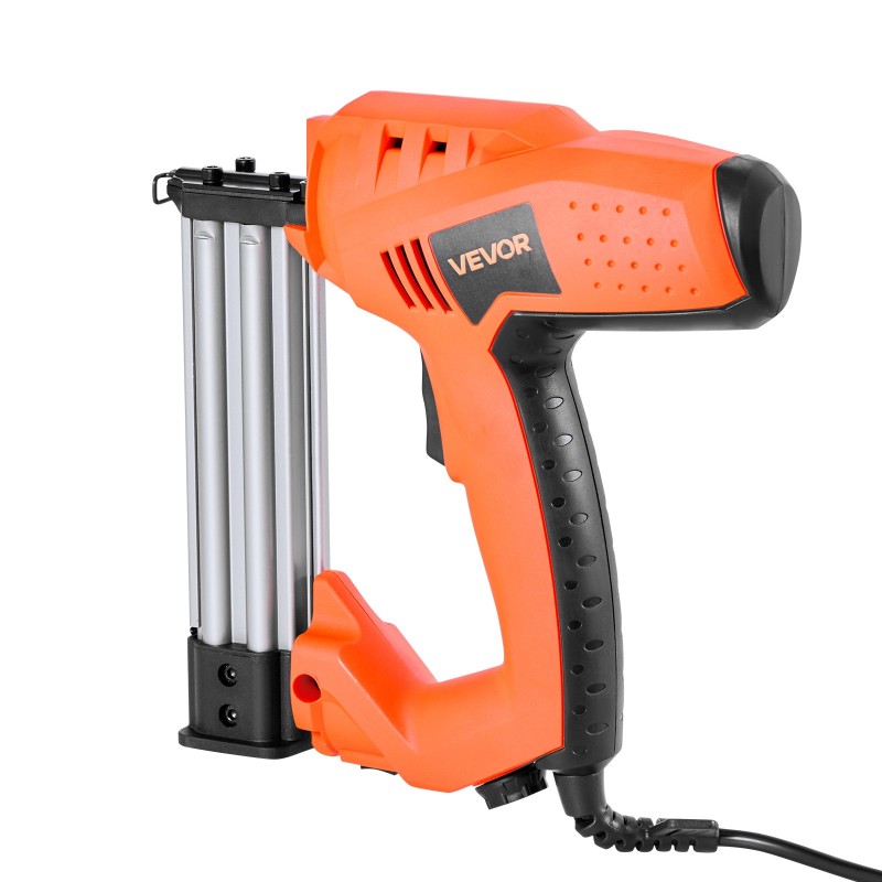 Sähköinen kaksitoiminen naula ja hakasnaulain verkkovirralla viidenkymmenen kiinnikkeen lippaalla