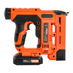 Viimeistelynaulain ja niittipyssy johdoton kaksitoiminen 20 V 2 Ah akku puumateriaaleille