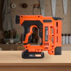 Viimeistelynaulain ja niittipyssy johdoton kaksitoiminen 20 V 2 Ah akku puumateriaaleille