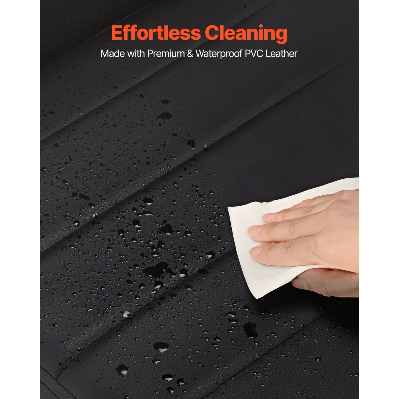 Ruokapöydän tuolisetti 6 kpl metallirunko musta PVC-nahkaverhoilu pehmustetut