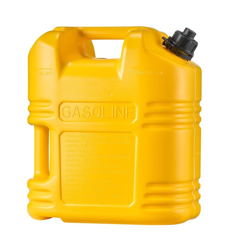 Polttoainesäiliö 19 l keltainen muovinen vuototiivis kannettava ajoneuvoille
