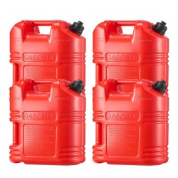 Polttoainesäiliöt 4 kpl litteät HDPE ja PP muovi 19 l autoihin