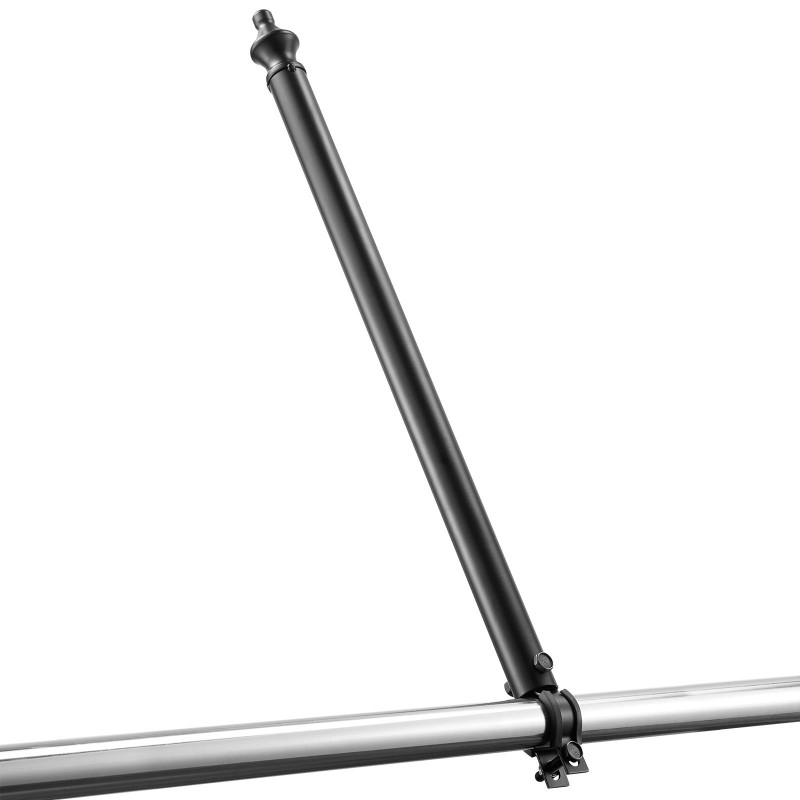 Aidanjatkopalat teräs jauhemaalattu 9 kpl 695 mm yläputkille 32–38 mm