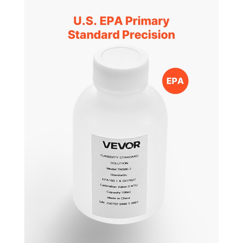 Sameuskalibrointiliuos 0 NTU 100 ml käyttövalmis sameusmittareille