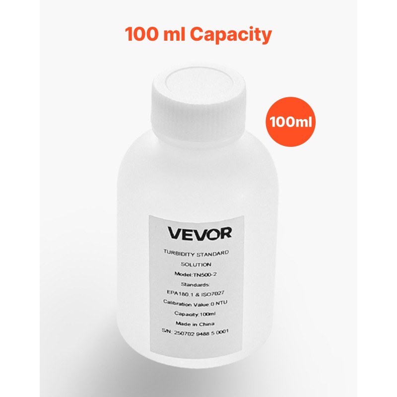 Sameuskalibrointiliuos 0 NTU 100 ml käyttövalmis sameusmittareille