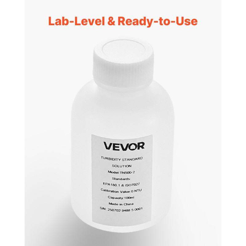 Sameuskalibrointiliuos 0 NTU 100 ml käyttövalmis sameusmittareille