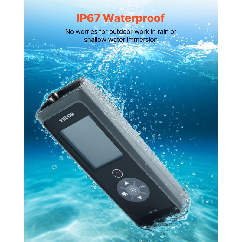 Liuenneen hapen mittari kannettava vesitiivis neljän metrin elektrodikaapelilla