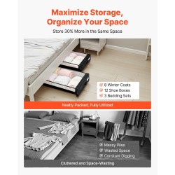 Sängynaluslaatikko matala ulkomitat 770x470x173 mm 2 kpl läpinäkyvä kansi pyörillä